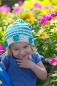Preview: Bio-Sommerbeanie für Kinder aus Bio-Baumwolle, GOTS-zertifiziert, vegan